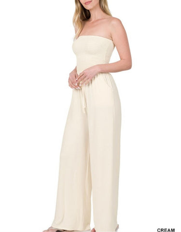 Copy of 'Pockets' Tube Top Jumpsuit
